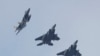 Винищувачі F-15 ВПС США під час навчань «Чисте небо» на авіабазі у Старокостянтинові Хмельницької області, 12 жовтня 2018 року