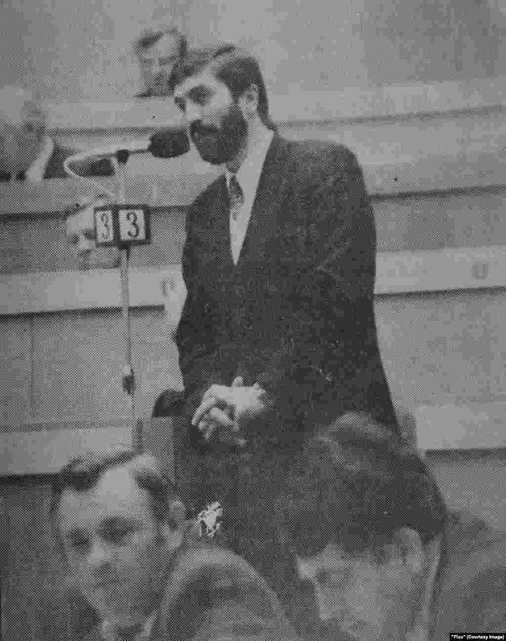 "Flux", 22 septembrie 1995, liderul creştin-democraţilor Iurie Roşca