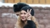 Marija Aljohina članica grupe Pussy Riot dolazi na suds ročište u Moskvi, mart 2021. 