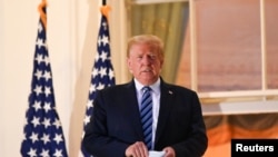 Donald Trump, într-un mesaj către americani după externarea din spital