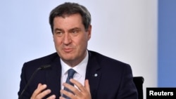 Markus Söder Moldovában. 