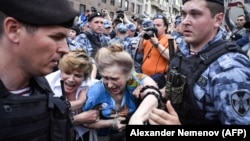 Протесты в Москве, 12 июня 2019 (иллюстративное фото)