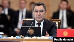 Gyrgyzystanyň prezidenti Sadyr Japarow (arhiw suraty)