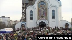 Илјадници луѓе се простија од убиениот белоруски антивладин демонстрант