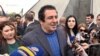 Armenia - Businessman Gagik Tsarukian speaks to reporters in Yerevan, 24Apr2017. 