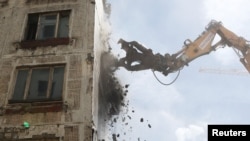 Снос дома в Москве