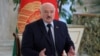 Президентът на Беларус Александър Лукашенко присъства на пресконференция в Минск, Беларус, 16 февруари 2023 г.