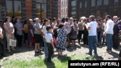 Акция протеста работников компании «Састекс», Гюмри, 31 мая 2019 г.