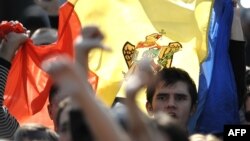Demonstraţie de protest, 8 aprilie 2009, Chişinău