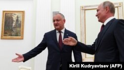 Igor Dodon și Vladimir Putin, septembrie 2019