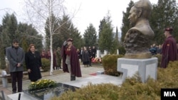 Одбележување на осумгодишнината од смртта на претседателот Борис Трајковски во Скопје