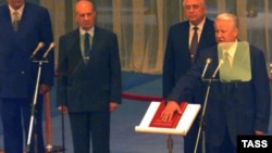 Инаугурация Бориса Ельцина, Большой кремлевский дворец, 9 августа 1996 года