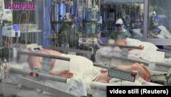 Илустрација: Пациенти со коронавирус во болница во Италија