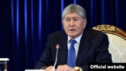 Президент Алмазбек Атамбаев.