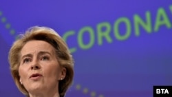 Președinta Comisiei Europene, Ursula von der Leyen, mai 2020.