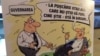 Caricatură conferința organizată Transparency International Moldova