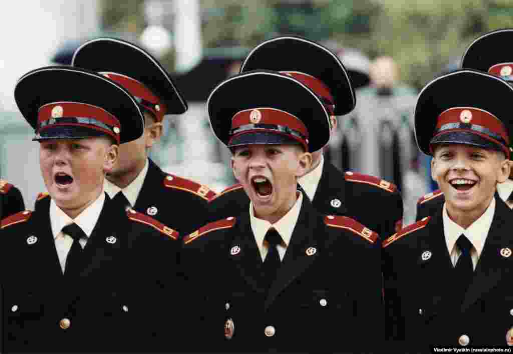 Russian Army cadets in the late 1990s.
