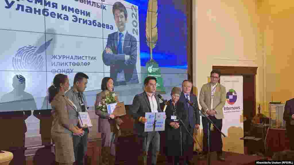Уланбек Эгизбаев атындагы сыйлыктын 2022-жылдагы жеңүүчүлөрү 