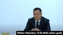 Agajan Bekmyradow. Türkmenistanyň "Altyn Asyr" telekanalyndan alnan surat