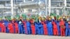 Церемония открытия газопровода "Туркменистан- Китай", Турменистан, 15 декабря, 2009 