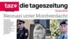 Cazul Lübcke, prima pagină a ziarului Die Tageszeitung, 2019 