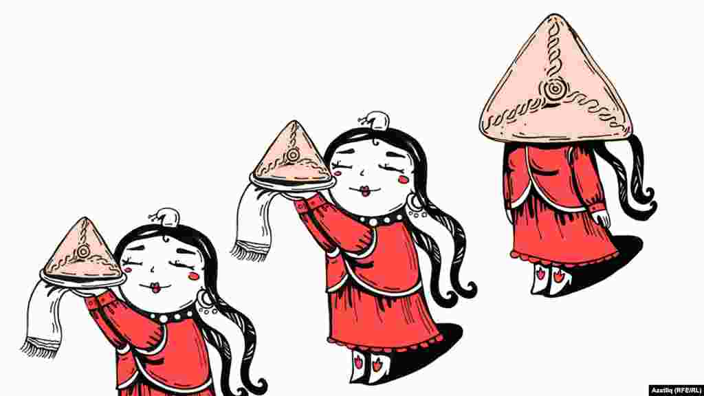"Өчпочмакландым" "Кеше күңелен күрә-күрә кичкә таба үзләре дә өчпочмакка әйләнә"