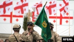 ქართველი ჯარისკაცების ავღანეთში გაცილების ცერემონია