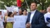 Andrei Năstase şi susţinătorii lui au protestat la primărie, la sediul Partidului Democrat şi în Piaţa Marii Adunări Naţionale