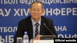 Сейілдә Байшақов, Қазақстан футбол федерациясының жаңа президенті. Сурет ҚФФ-ның ресми сайтынан алынды.