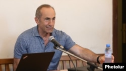 Armenia -- Former President Robert Kocharian attends a Court of Appeals hearing in Yerevan, July 24, 2019.