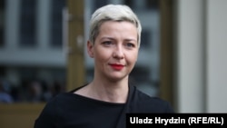 Opozitarja bjelloruse Maria Kolesnikova, e cila u dënua me 11 vjet burgim. 16 qershor 2020.