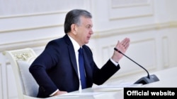 Ўзбекистон президенти Шавкат Мирзиёев.