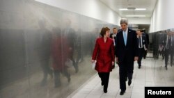John Kerry dhe Catherine Ashton 