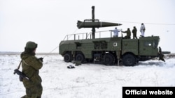 Російський ракетний комплекс «Іскандер» може вражати цілі на відстані понад 500 кілометрів (архівне фото)