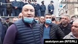 Акция протеста в Каджаране, 24 мая 2020 г.