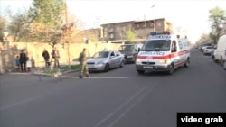 Военный госпиталь в Ереване, куда доставили часть раненых в Нагорном Карабахе 