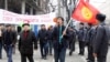 Акция посвященная защите свободы слова. Бишкек, 18 марта 2017 года.