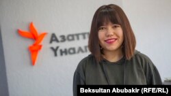 Қырғыз әншісі Зере Асылбек. Бішкек, 17 қыркүйек 2018 жыл.