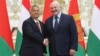 Orbán Viktor és Aljakszandr Lukasenka belarusz diktátor egyeztet Minszkben 2020. június 5-én