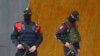 Pjesëtarë të Policisë së Shqipërisë. Fotografi nga arkivi. 