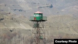 Пограничный наблюдательный пост на армяно-турецкой границе 
