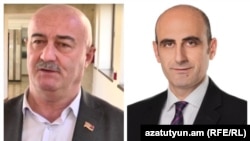 «Քաղաքացիական պայմանագրի» պատգամավորներ Հովիկ Աղազարյան և Նարեկ Զեյնալյան