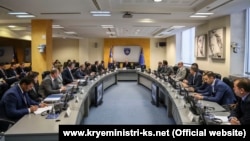 Pamje nga një mbledhje e Qeverisë së Kosovës