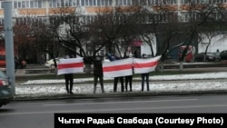 Пратэсты ў Гомелі ўвосень 2020 году. Архіўнае фота