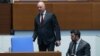 Премиерът Росен Желязков и министърът на външните работи Георг Георгиев по време на заседанието в сряда, 2 април 2025 г.