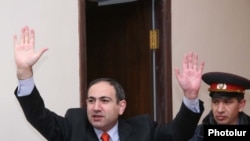Никол Пашинян в Апелляционном суде, Ереван, 9 марта 2010 г.