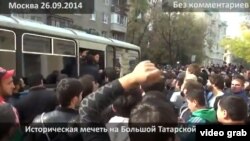 Оьрсийчоь -- Москох полицино лаьцна шайн накъост схьавоккхуш бу бусулбанаш маьждиганна хьалха, 26Гезг2014