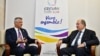 Armenia - Presidents Armen Sarkissian (R) of Armenia and Hashim Thaci of Kosovo meet in Yerevan, 12 October 2018.