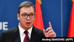 Presidenti serb, Aleksandar Vuçiq.