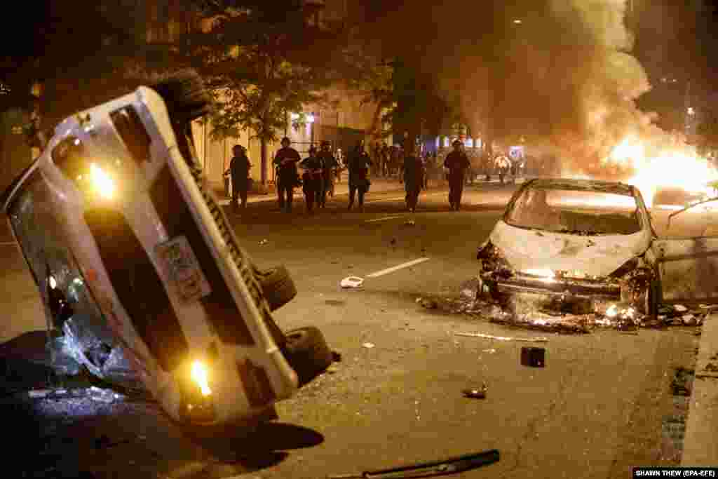 1 июнь иртәсенә протест чаралары 40лап шәһәрне, шул исәптән Лос-Анджелес, Майами, Детройт, Филадельфия һәм Вашингтонны биләп ала. Бу шәһәрләрнең барсында да диярлек халыкның шактый өлешен этник азчылыклар, шул исәптән кара тәнлеләр тәшкил итә.